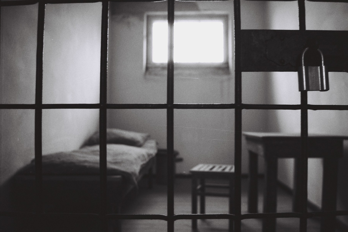 A prison cell in Indiana where inmates spend most of their time in prison.