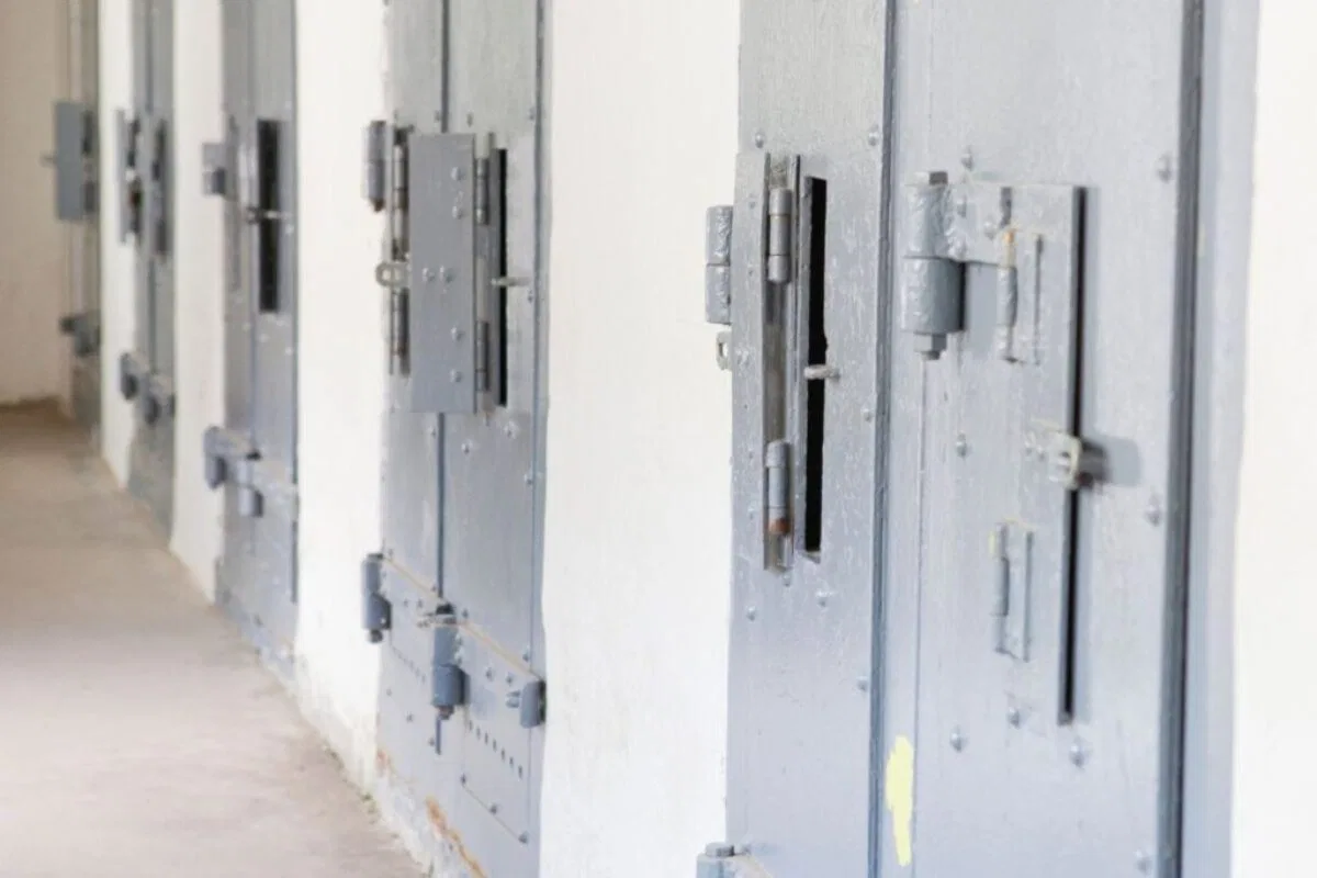 A hole in prison where an inmate remains because it is one of the ways of punishment when they break a rule within the prison system.