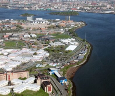 Rikers Island is New York’s largest and most famous prison complex between the Bronx and Queens.