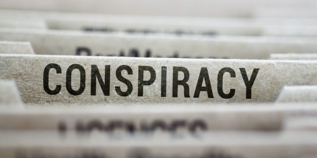 A conspiracy charge is when the court charges two or more people with the act of plotting a crime. 