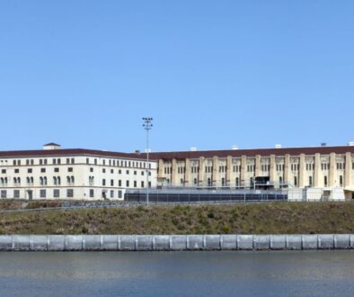 A photo of San Quentin Prison housing San Quentin famous inmates.