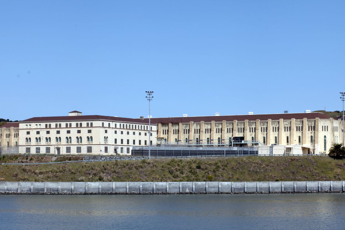 A photo of San Quentin Prison housing San Quentin famous inmates.