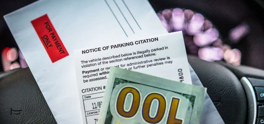 A notice of parking citation and bills before issuing a capias warrant