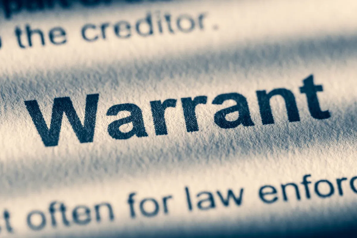 A document highlighting the word Warrant as in Capias Warrant
